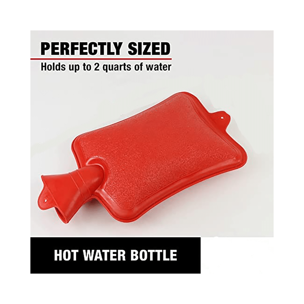 OPQ Silver Metal Cap Hot Water Bag - Image 2