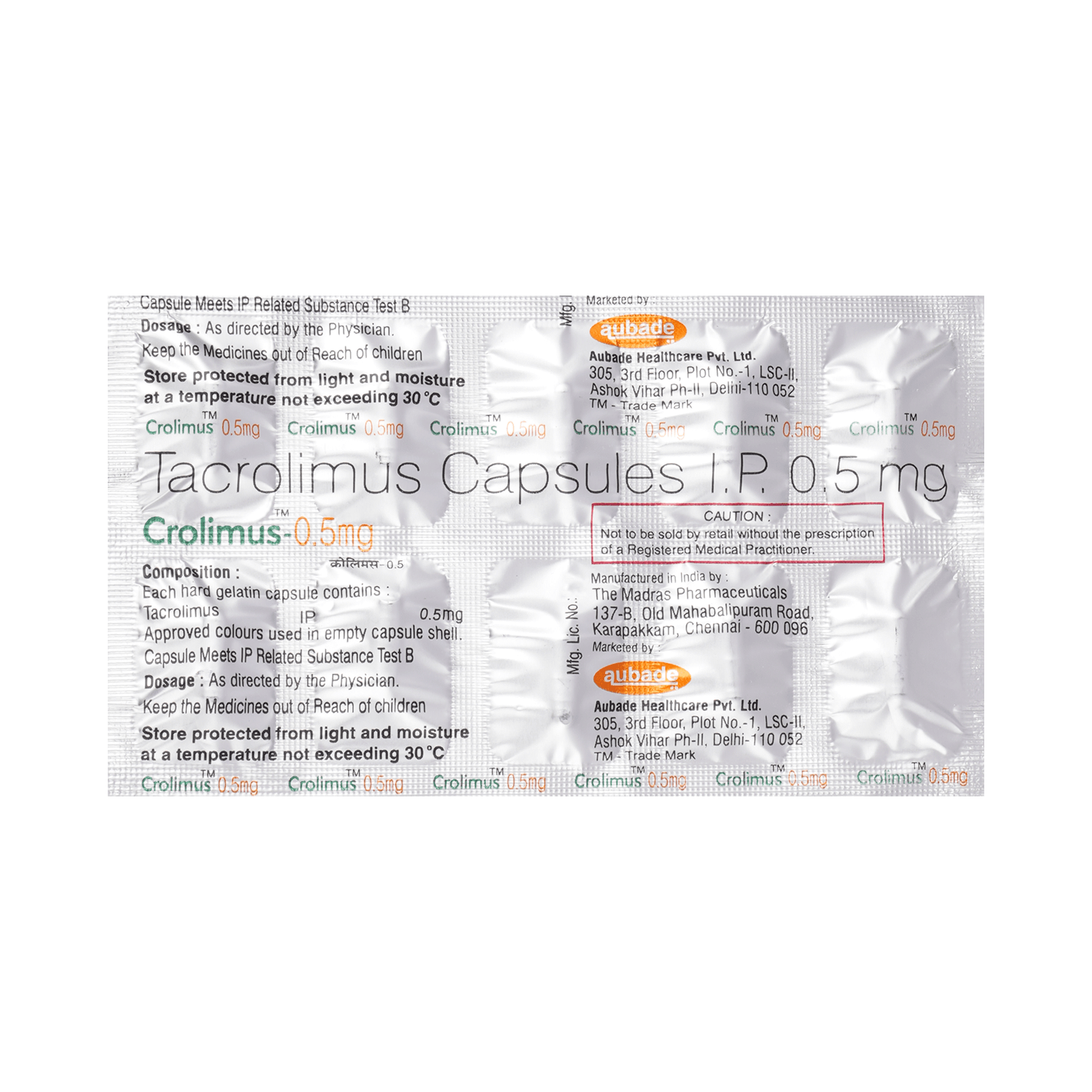 Crolimus 0.5mg Capsule - Image 5