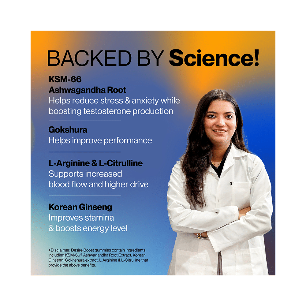 Setu Desire: Boost* Gummies Desire Blend for Men Blueberry - Image 6