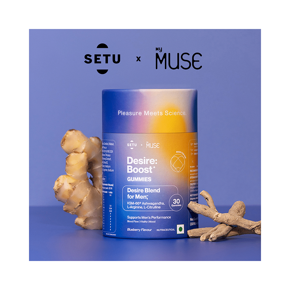 Setu Desire: Boost* Gummies Desire Blend for Men Blueberry - Image 9