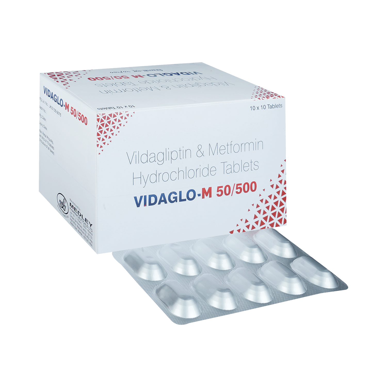 Vidaglo-M 50/500 Tablet - Image 1