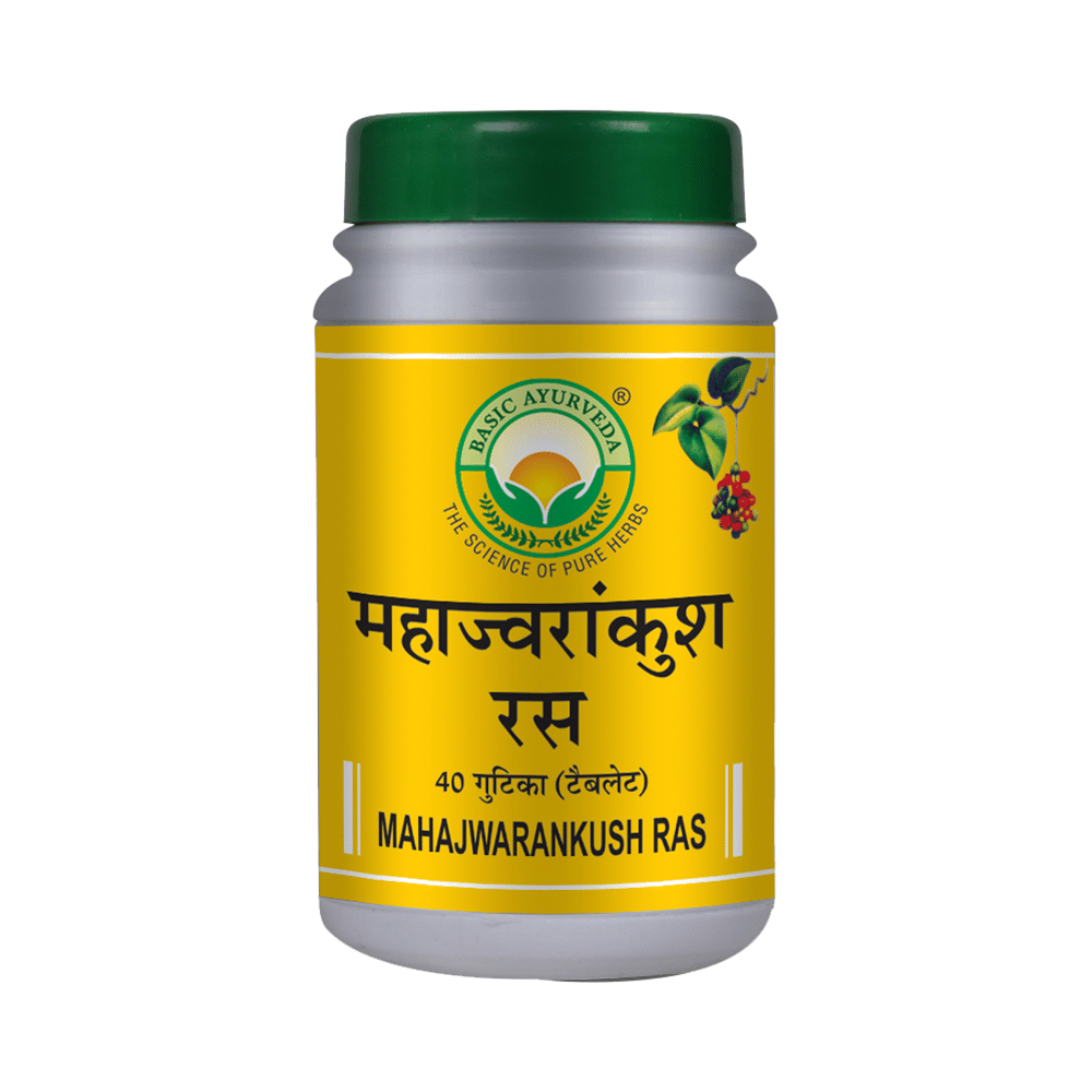 Basic Ayurveda Maha Jwarankush Ras Tablet