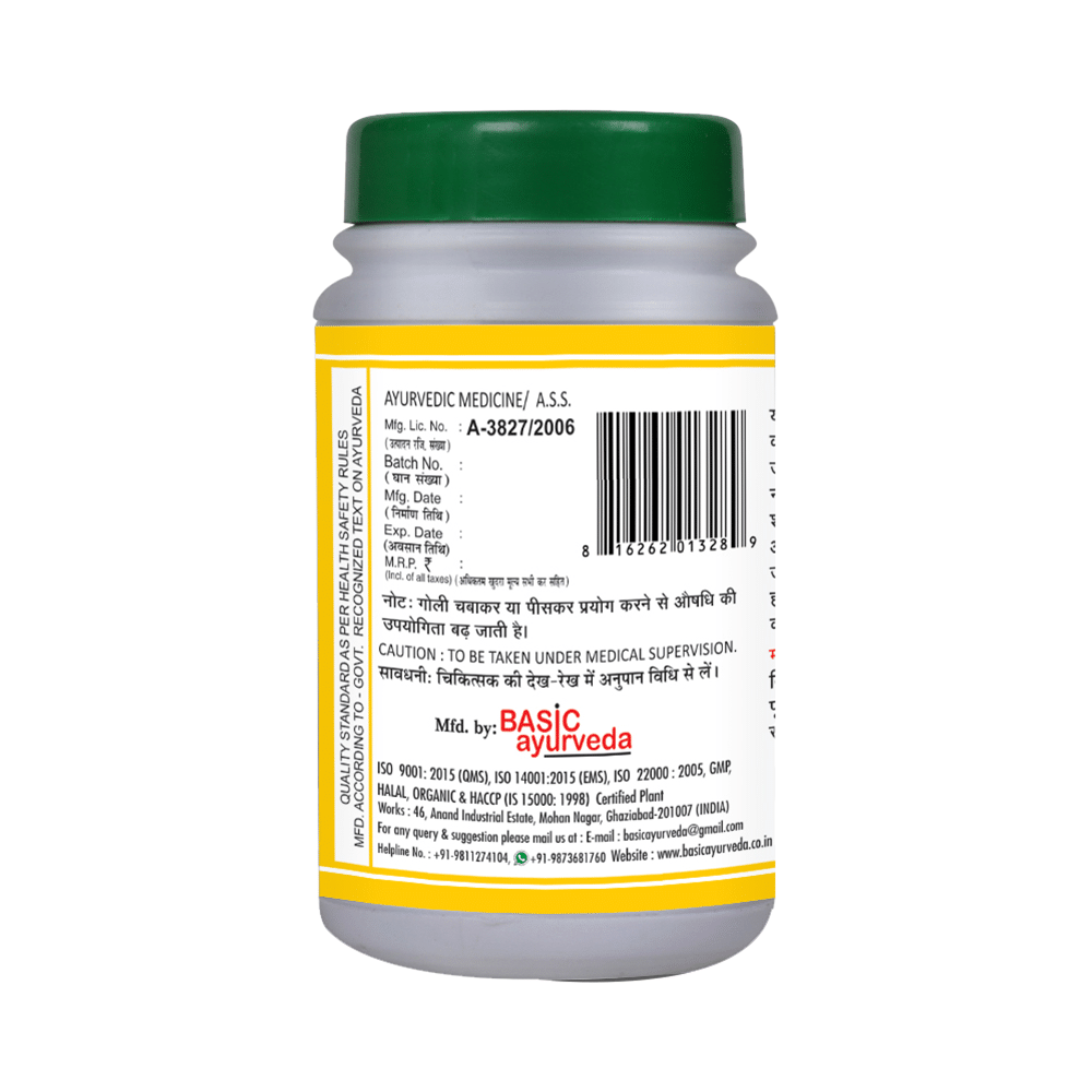 Basic Ayurveda Maha Jwarankush Ras Tablet - Image 2