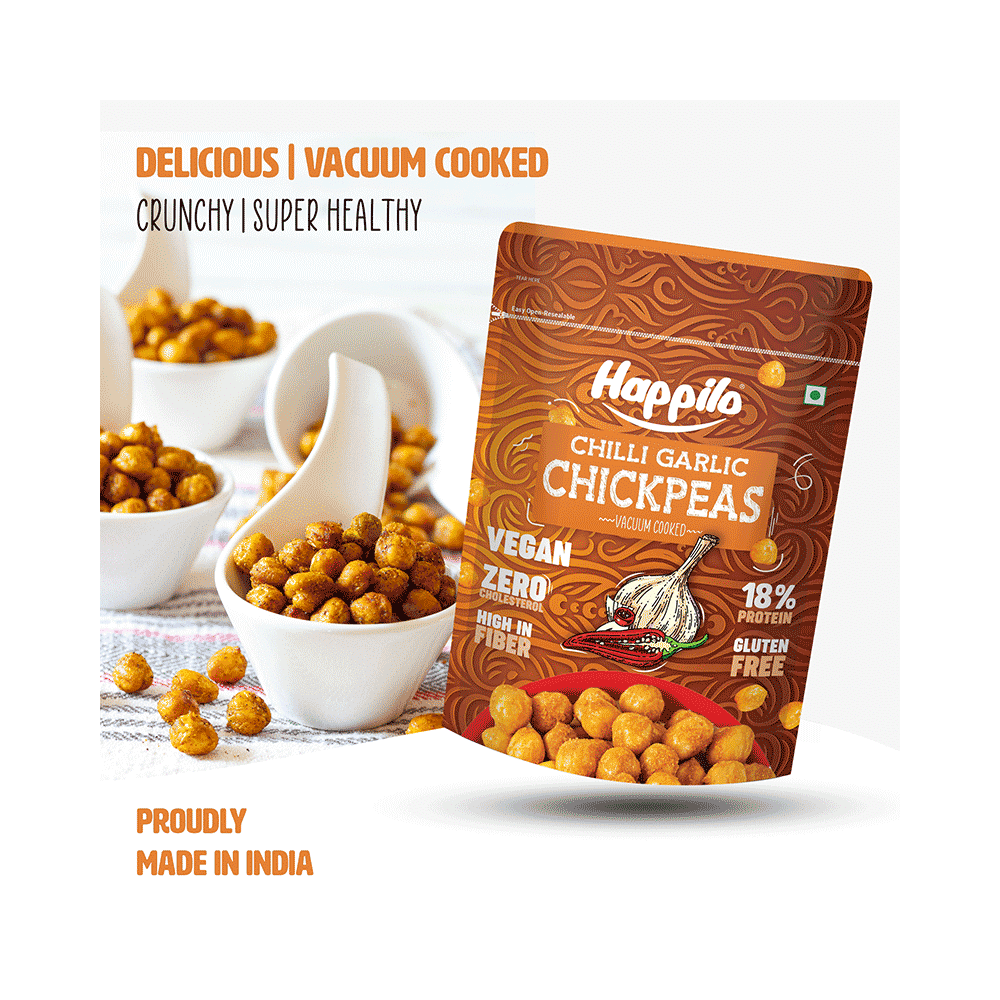 Happilo Chilli Garlic Chickpeas - Image 6