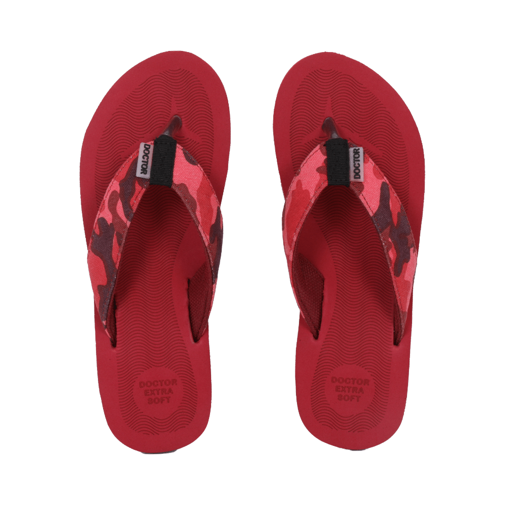 Doctor Extra Soft D 56 House Slipper for Women's Camo Maroon 5