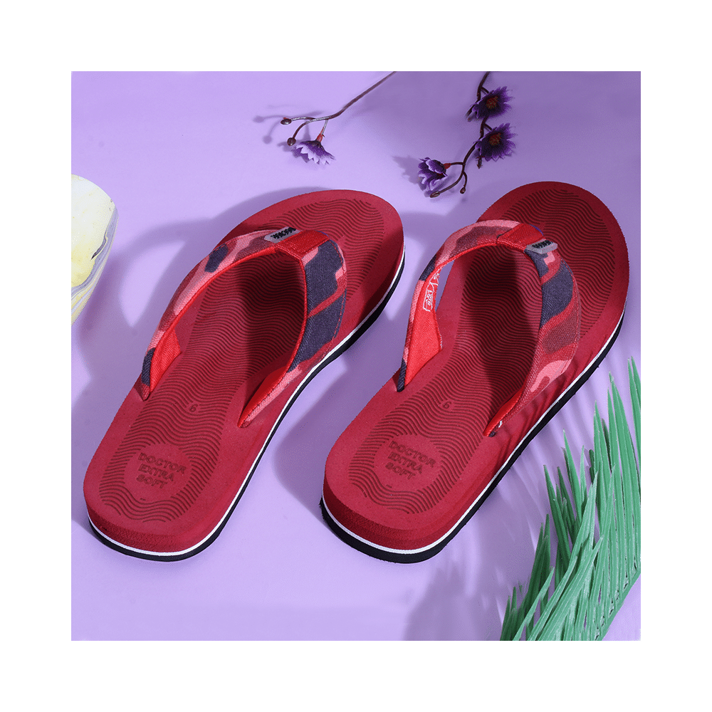 Doctor Extra Soft D 56 House Slipper for Women's Camo Maroon 5 - Image 11