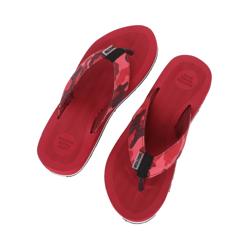 Doctor Extra Soft D 56 House Slipper for Women's Camo Maroon 5 - Image 2