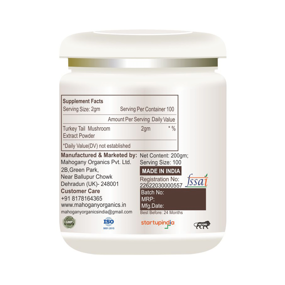 Mahogany Turkey-Tail Mushroom Extract Powder - Image 3