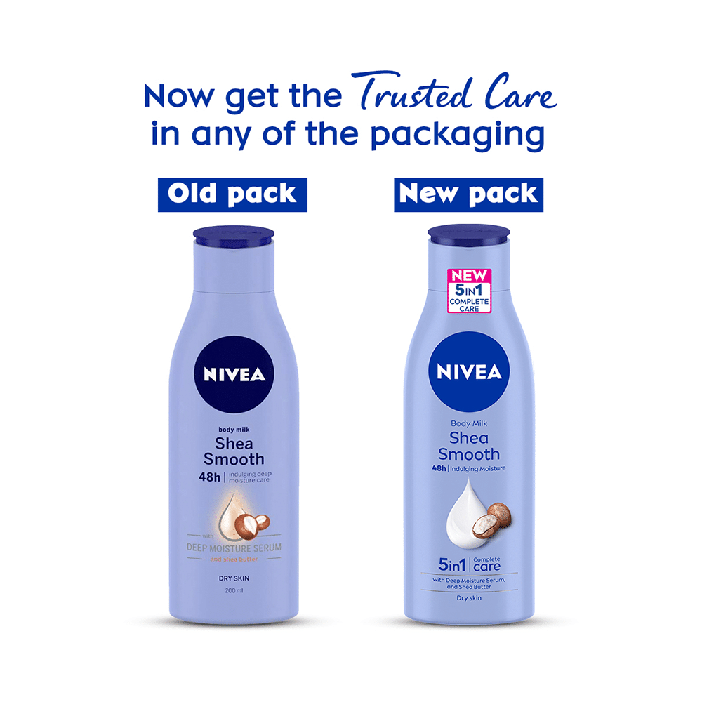 Nivea Shea Smooth Milk for Dry Skin - Image 3