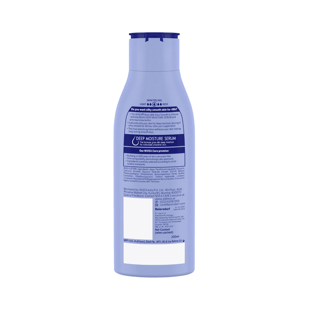 Nivea Shea Smooth Milk for Dry Skin - Image 2