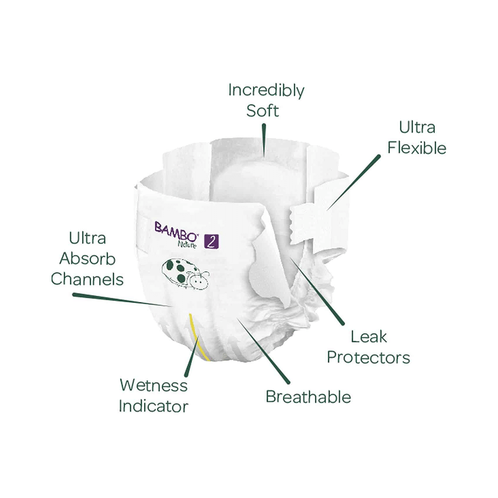 Bambo Nature Taped Diaper Standard Pack Large - Image 2