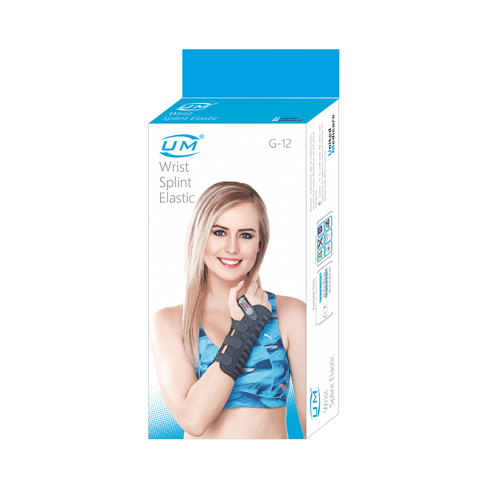 United Medicare Wrist Splint Elastic Medium Right - Image 1