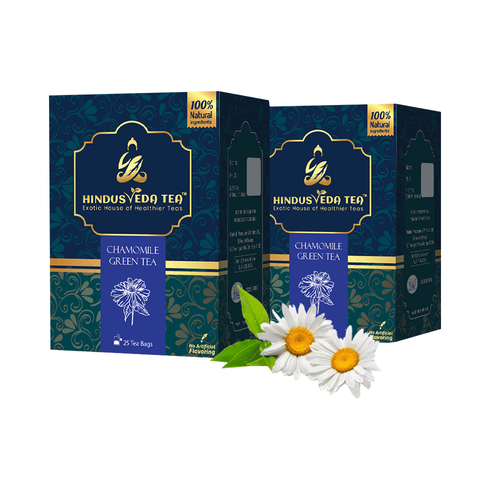 Hindusveda Tea Chamomile Green Tea Bag (25 Each) - Image 1