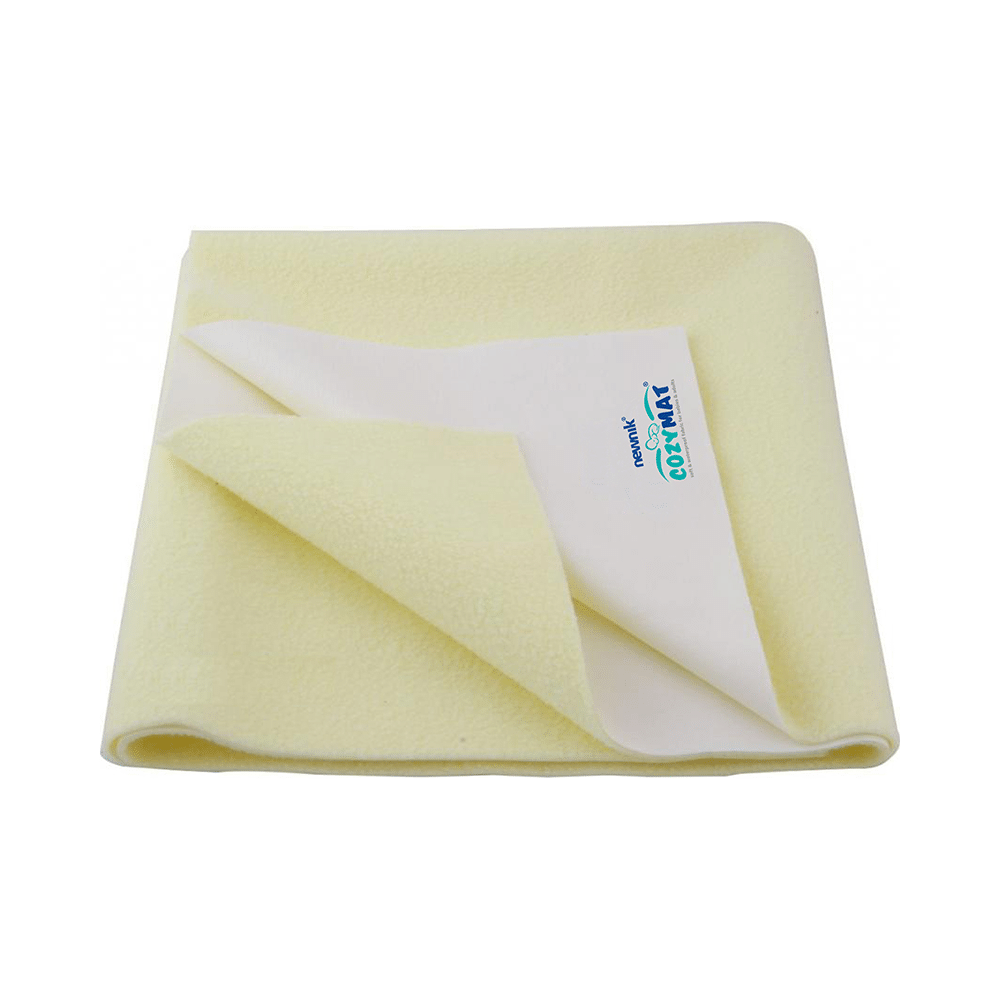 Newnik Cozymat, Dry Sheet (Size: 70cm X 50cm) Small Yellow - Image 1