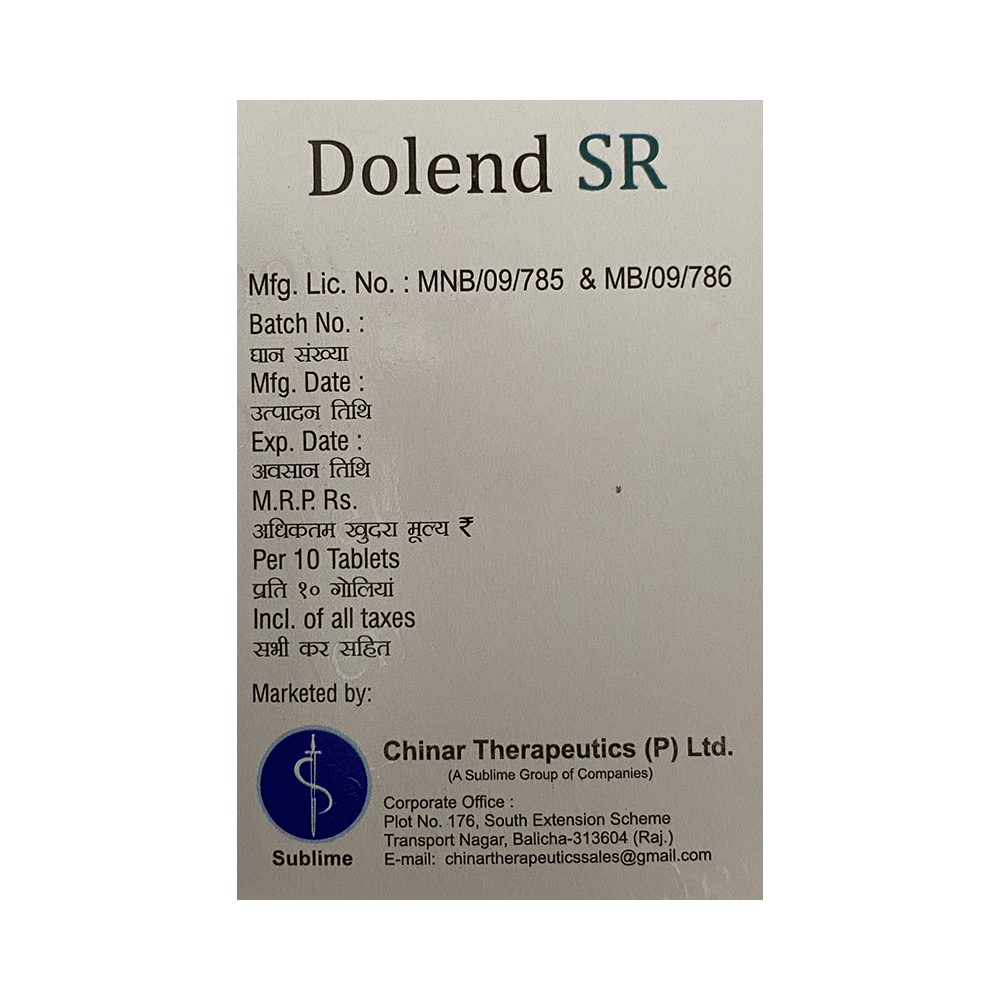 Dolend SR Tablet - Image 3