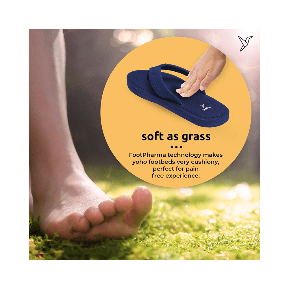 Yoho Lifestyle Doctor Ortho Soft Comfortable and Stylish Flip Flop Slippers for Women Mystery Blue 8 - Image 11