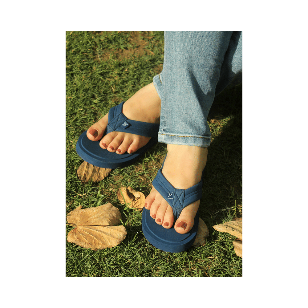 Yoho Lifestyle Doctor Ortho Soft Comfortable and Stylish Flip Flop Slippers for Women Mystery Blue 8 - Image 12