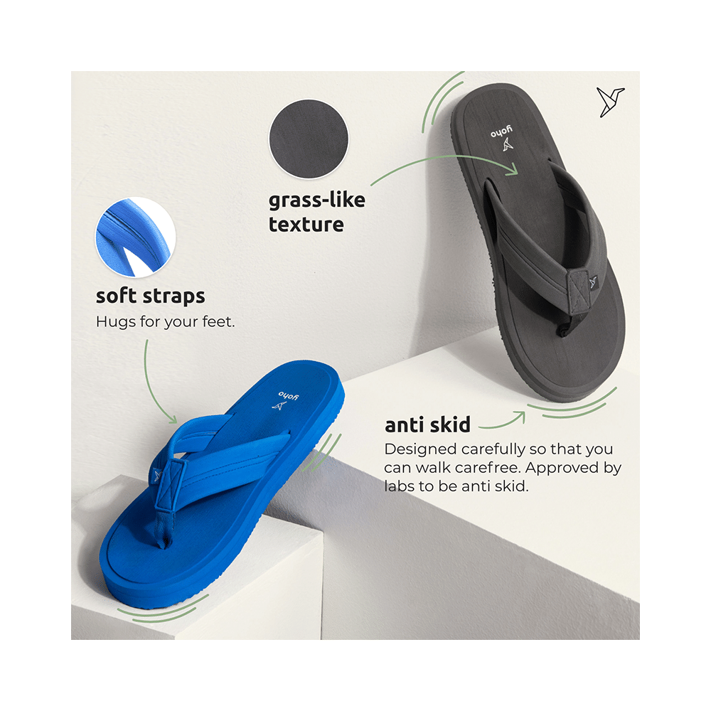 Yoho Lifestyle Doctor Ortho Soft Comfortable and Stylish Flip Flop Slippers for Women Mystery Blue 8 - Image 9