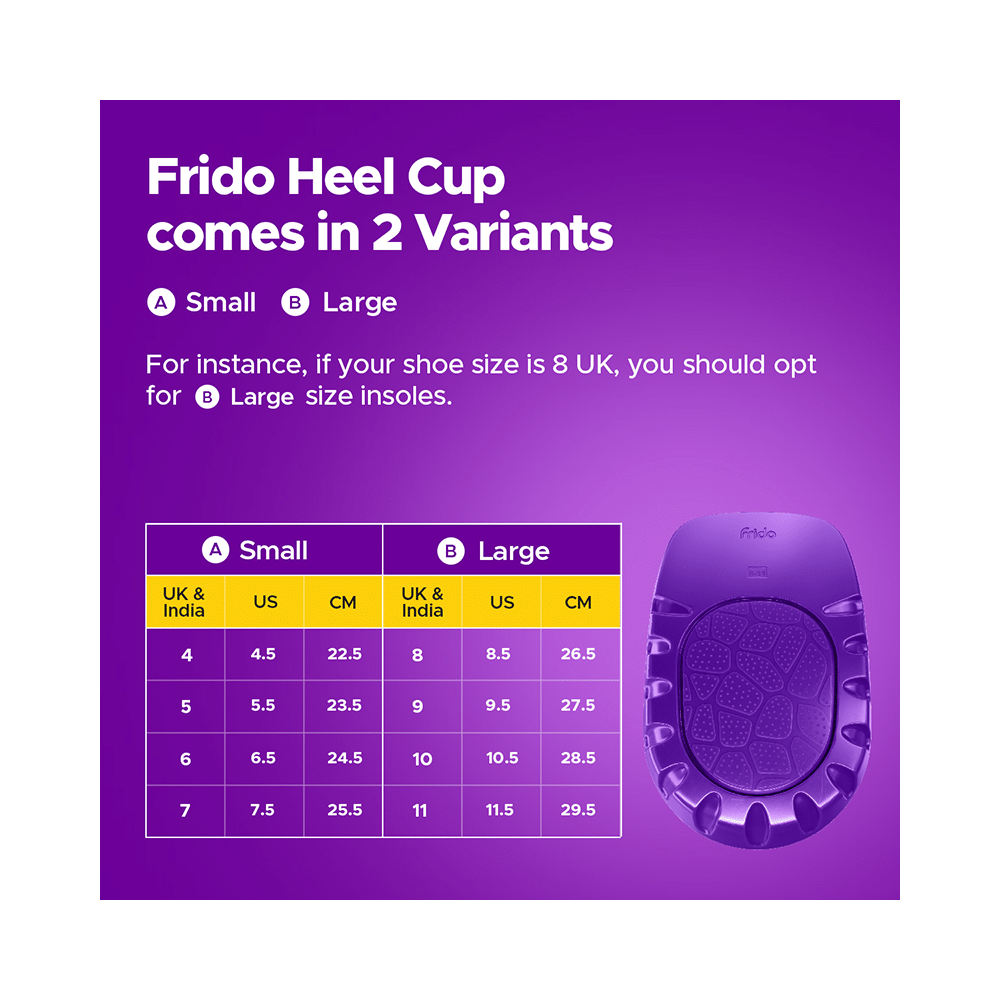 Frido Orthopedic Heel Pads for Heel Pain Relief Large - Image 7