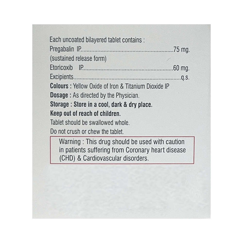 Coxitor-PG 60/75 Tablet SR - Image 2