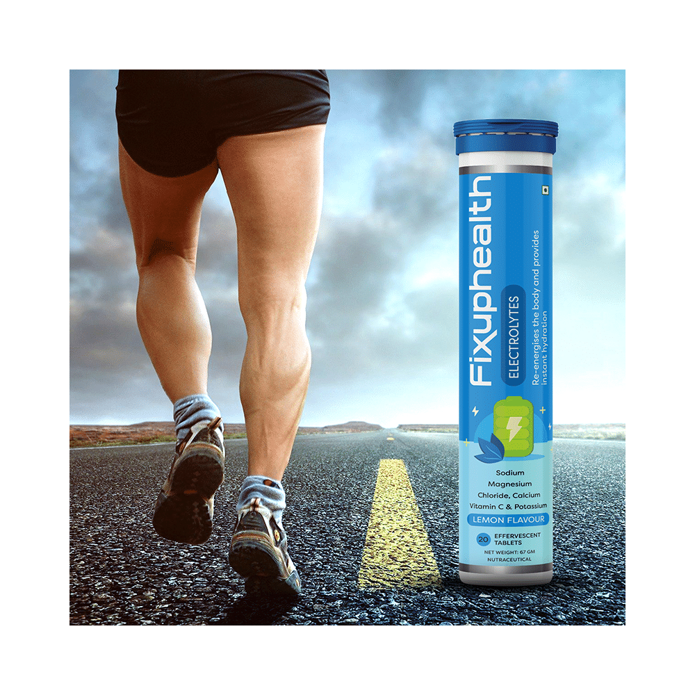 Combo Pack of Fixuphealth Natural Amla 1000mg Vit C & Zinc Effervescent Tablet Orange and Fixuphealth Electrolytes Effervescent Tablet Lemon (20 Each) - Image 18