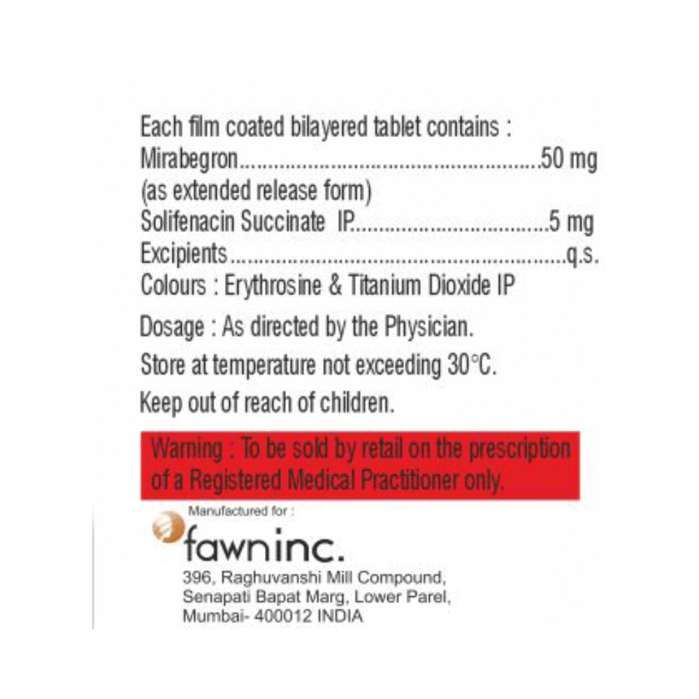 Begmiron-S 50 Tablet ER - Image 2