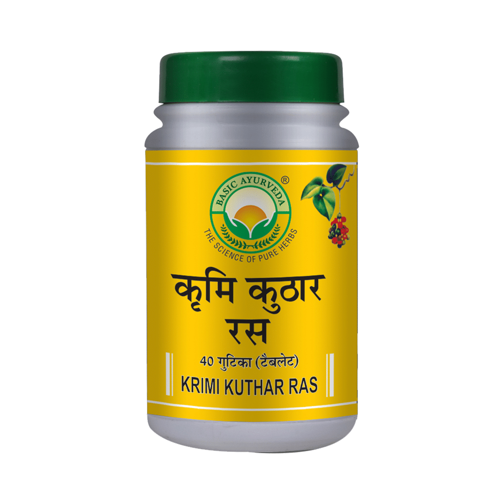 Basic Ayurveda Krimi Kuthar Ras Tablet - Image 1