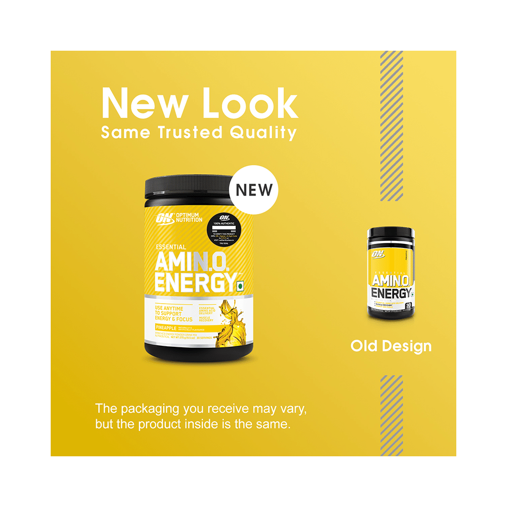 Optimum Nutrition (ON) Essential Amino Acids Energy Powder for Focus & Muscle Recovery | Flavour Pineapple - Image 6