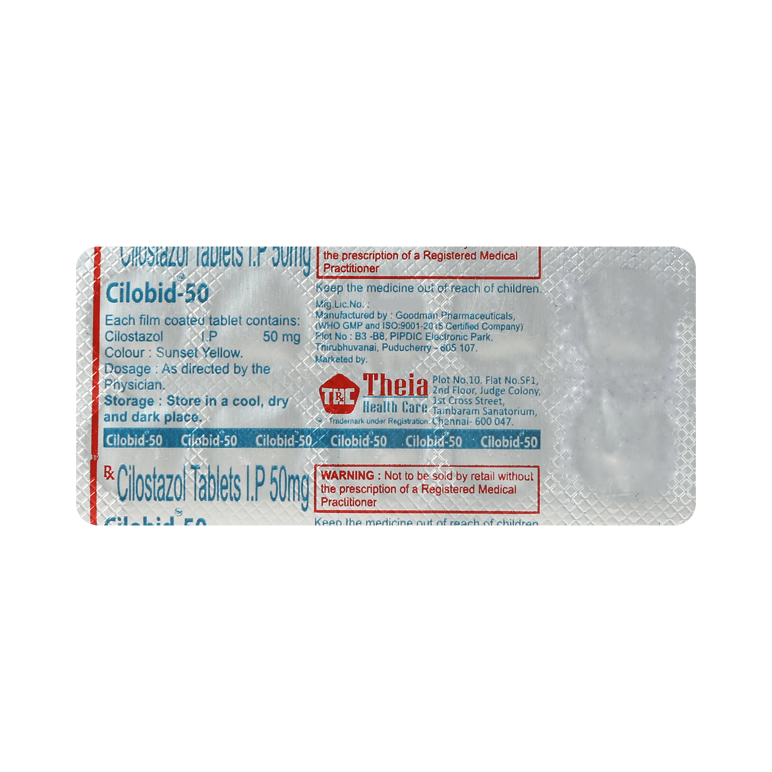 Cilobid 50mg Tablet - Image 3