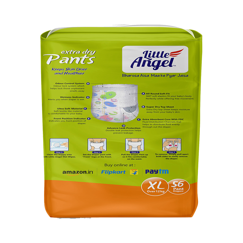 Little Angel Extra Dry Pants XL - Image 3