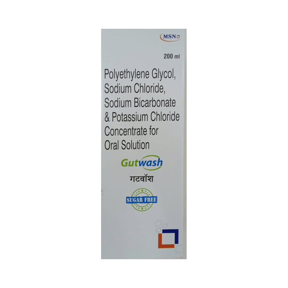 Gutwash Sugar Free Oral Solution | Eases Constipation