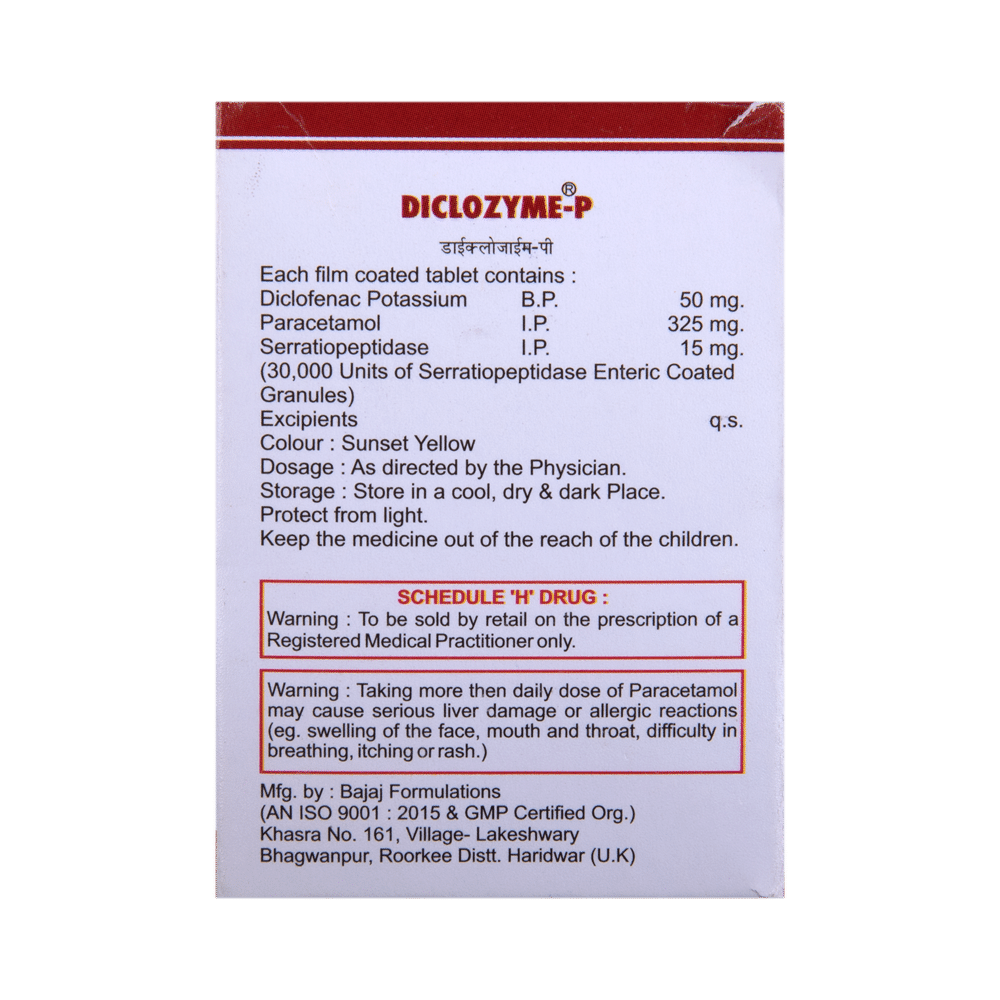 Diclozyme-P Tablet - Image 2