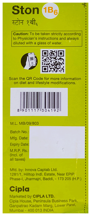 Ston 1B6 Oral Solution Delicious Pineapple Sugar Free - Image 3