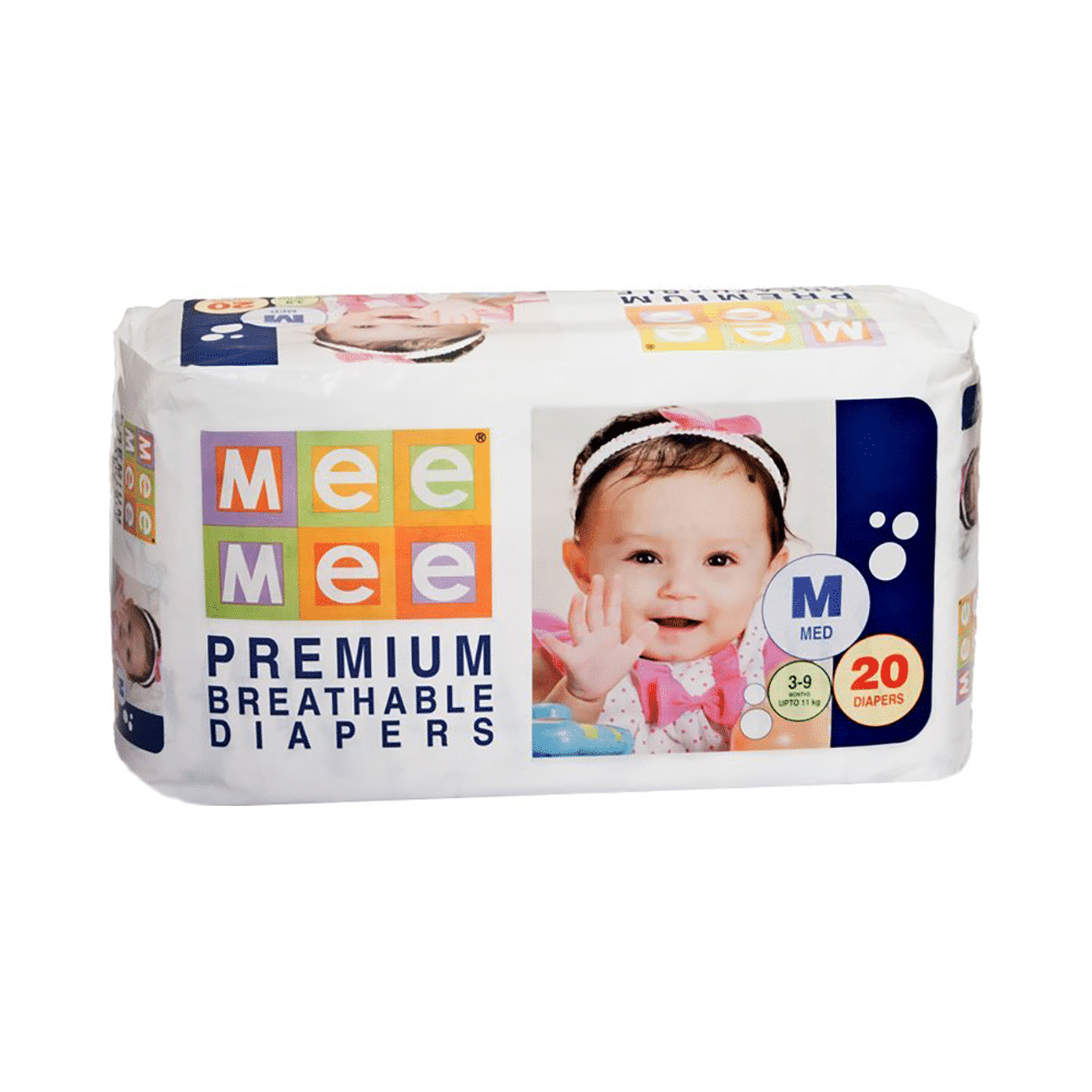 Mee Mee Premium Breathable Diaper Medium - Image 1