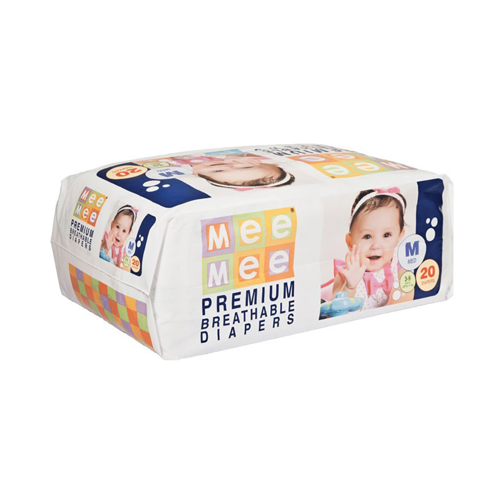 Mee Mee Premium Breathable Diaper Medium - Image 4