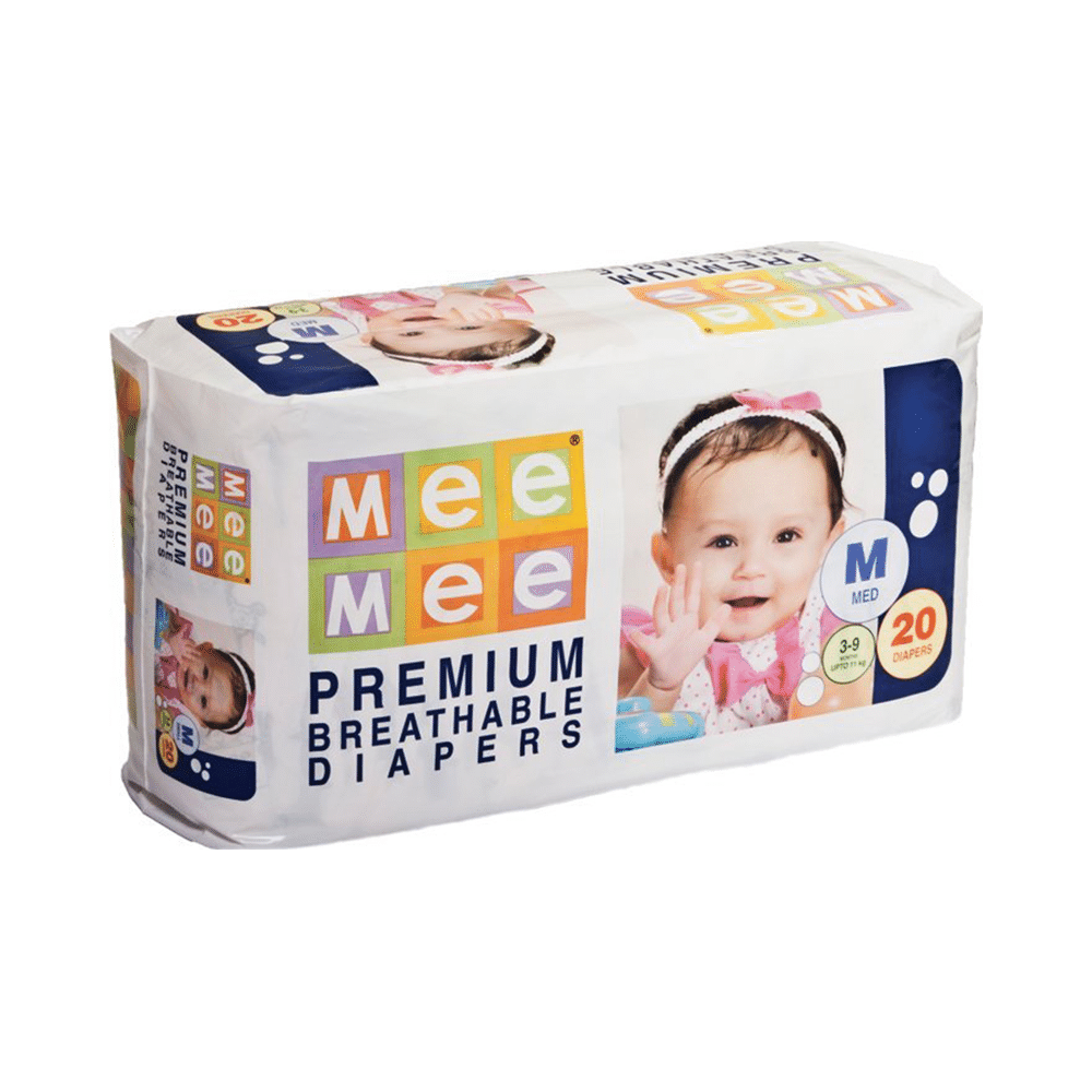 Mee Mee Premium Breathable Diaper Medium - Image 2