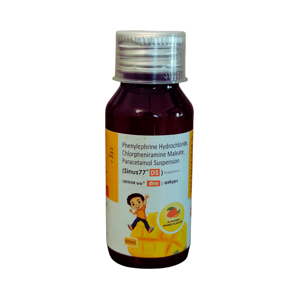 Sinus 77 DS Oral Suspension Alphonso Mango - Image 1