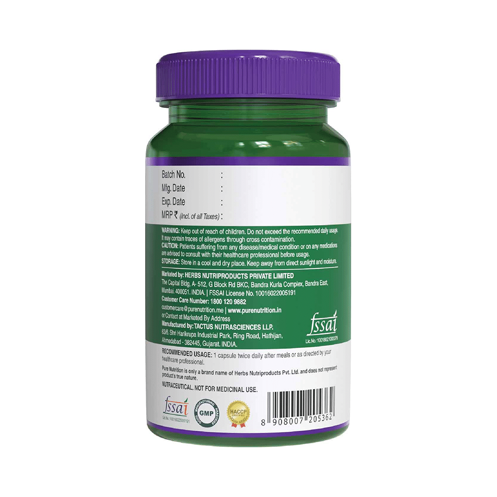 Pure Nutrition Probiotics 25 Billion CFU 500mg Veg Capsule - Image 2