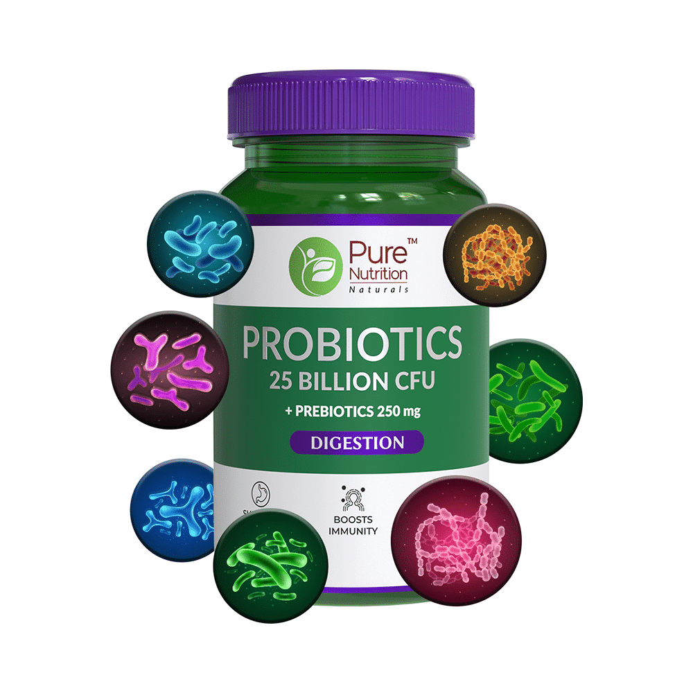 Pure Nutrition Probiotics 25 Billion CFU 500mg Veg Capsule - Image 4