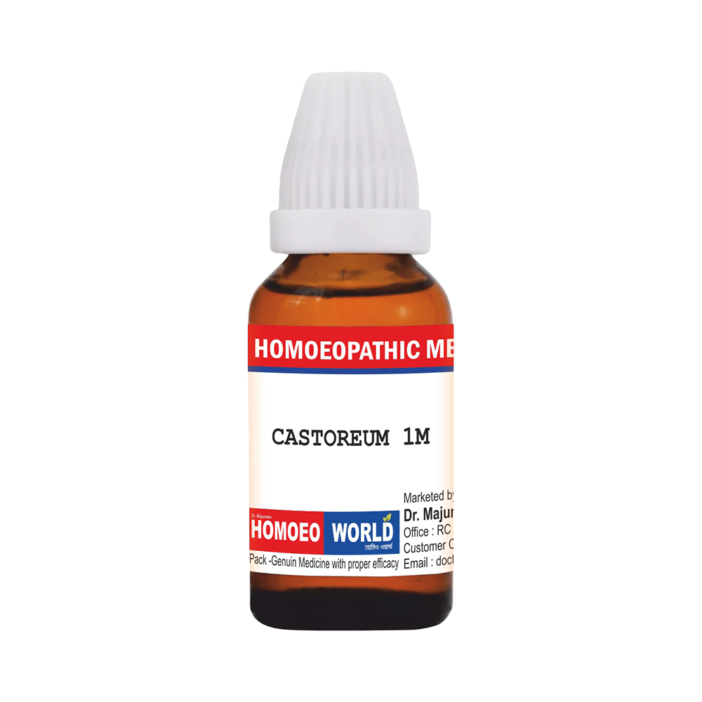 Dr. Majumder Homeo World Castoreum Dilution (30ml Each) 1M - Image 1