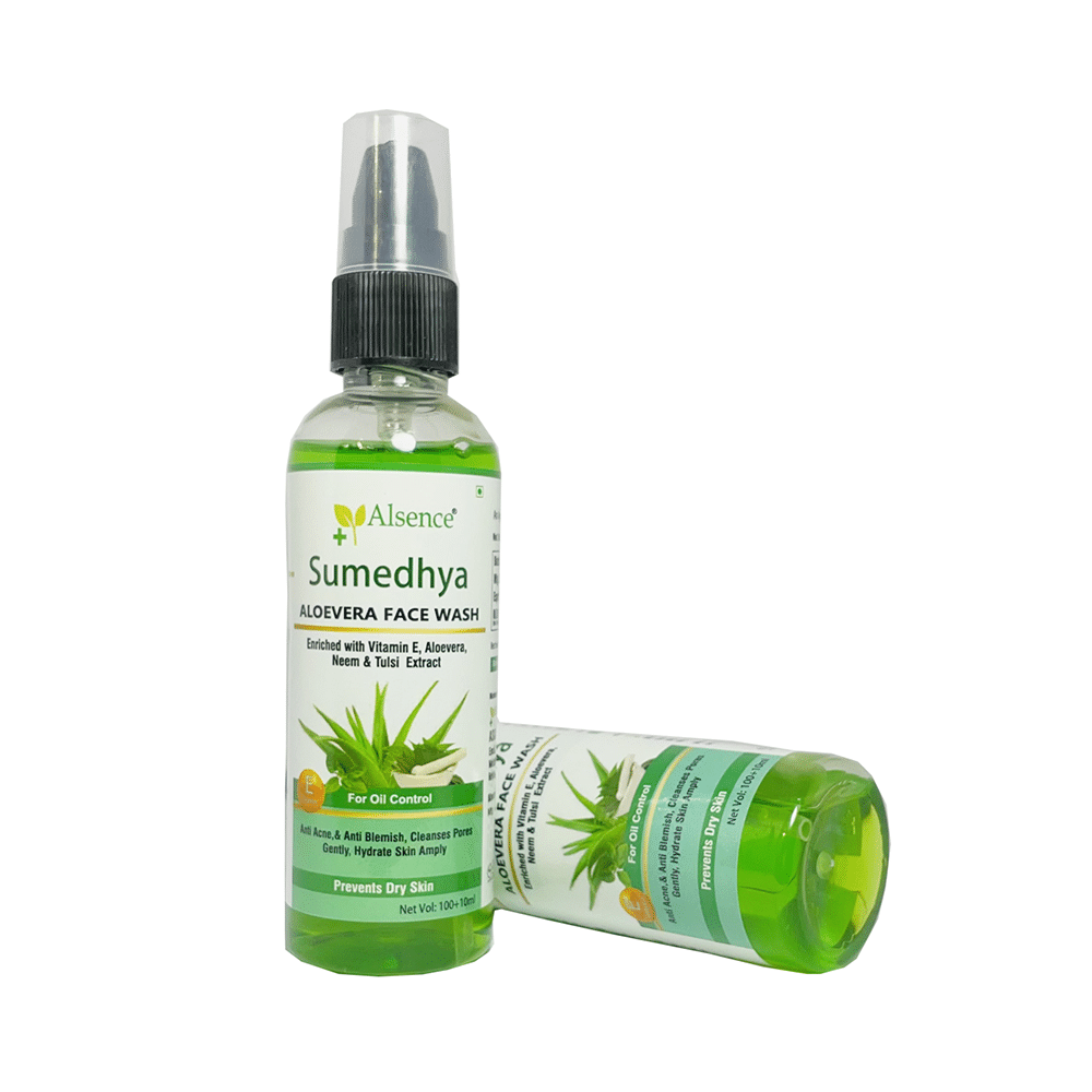 Alsence Sumedhya Aloe Face Wash (110ml Each) - Image 3