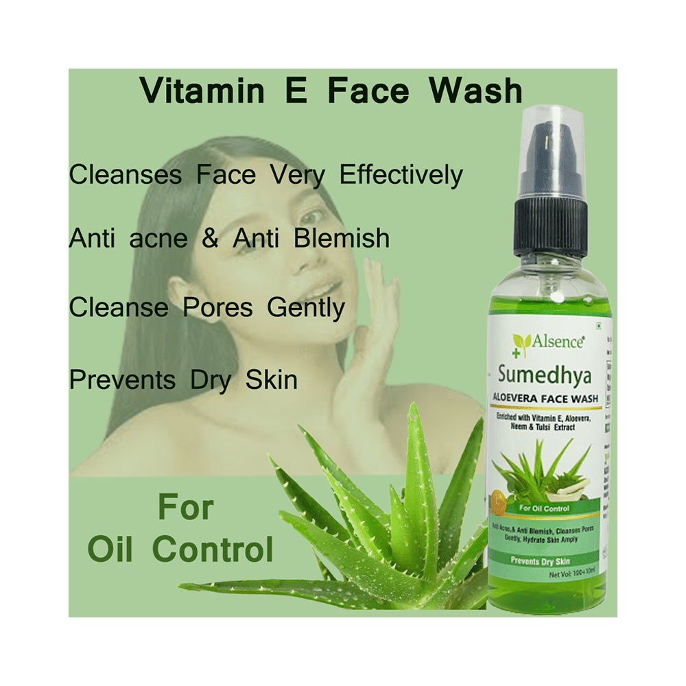 Alsence Sumedhya Aloe Face Wash (110ml Each) - Image 4