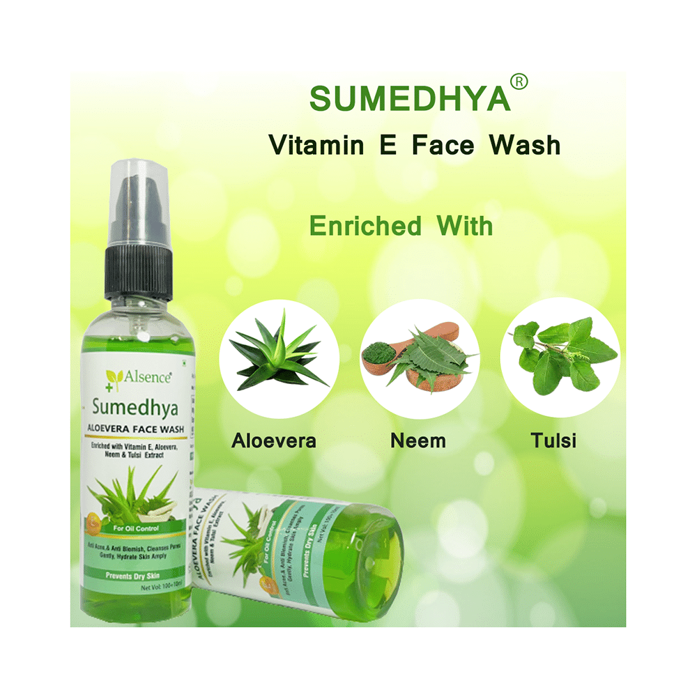 Alsence Sumedhya Aloe Face Wash (110ml Each) - Image 5
