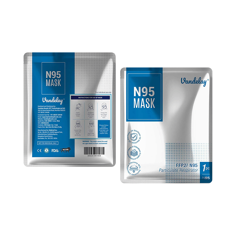 Vandelay N95 Protective Mask White - Image 7