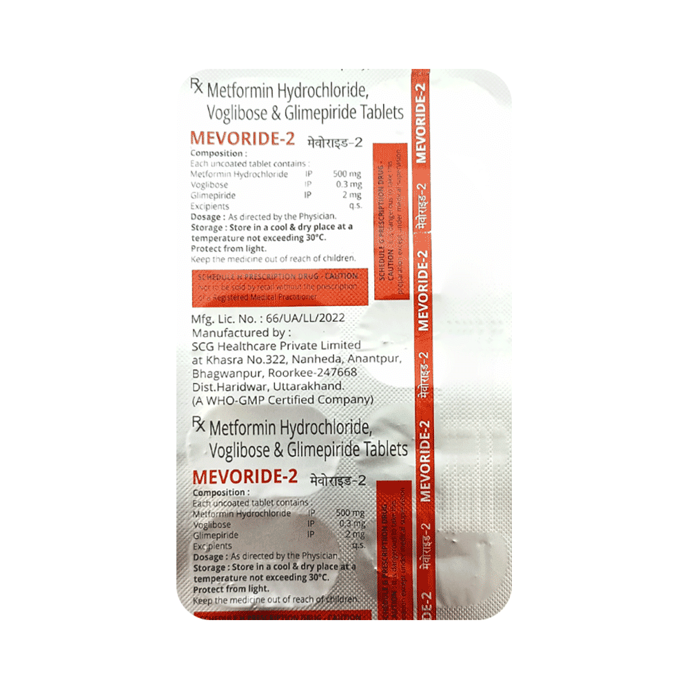 Mevoride 2 Tablet - Image 3