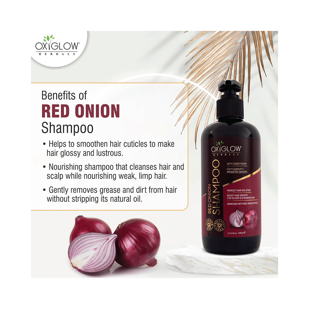 Oxyglow Herbals Red Onion Shampoo - Image 6