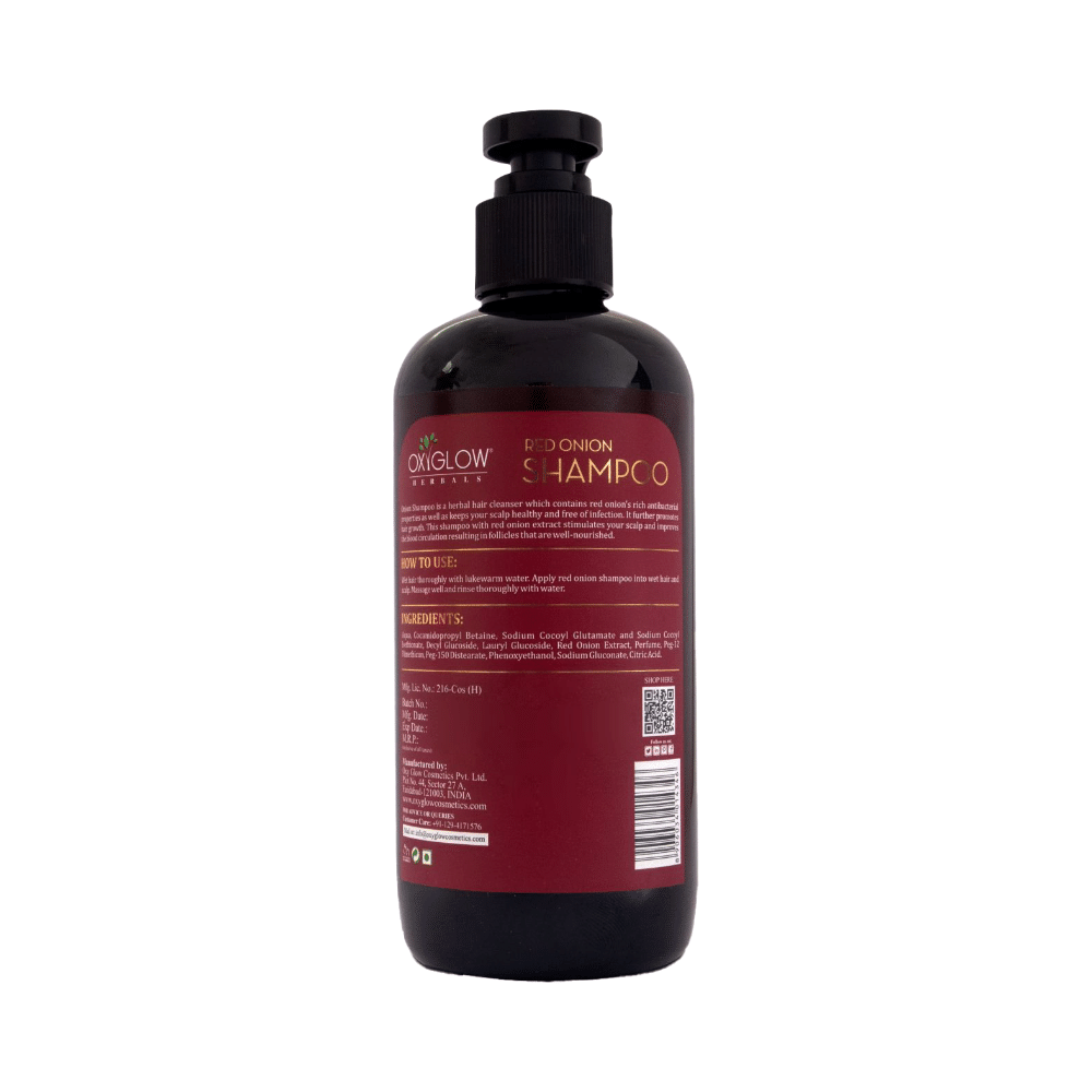 Oxyglow Herbals Red Onion Shampoo - Image 2