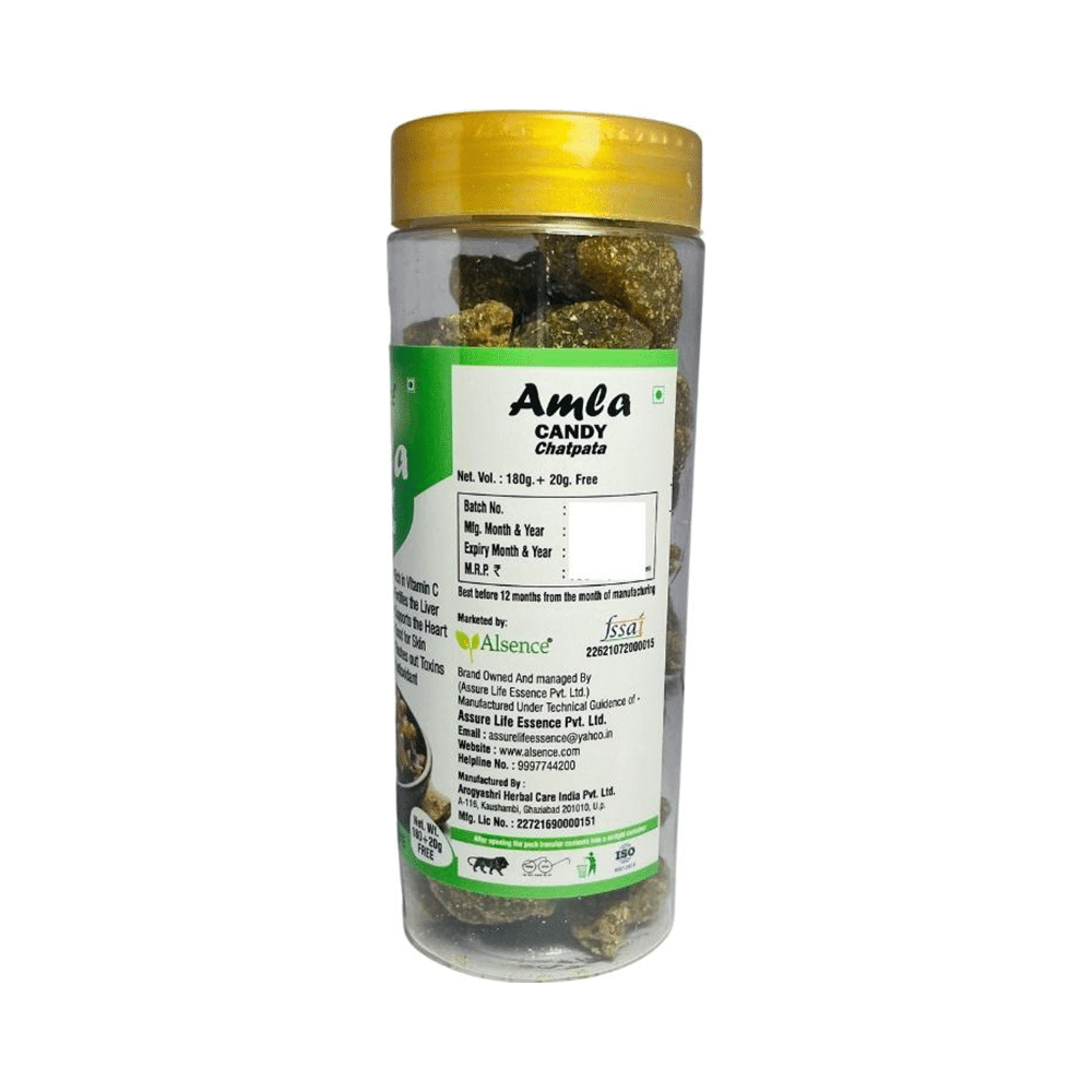 Alsence Combo Pack of Amla Candy Sweet (200gm) and Amla Candy Chatpata (200gm) - Image 2