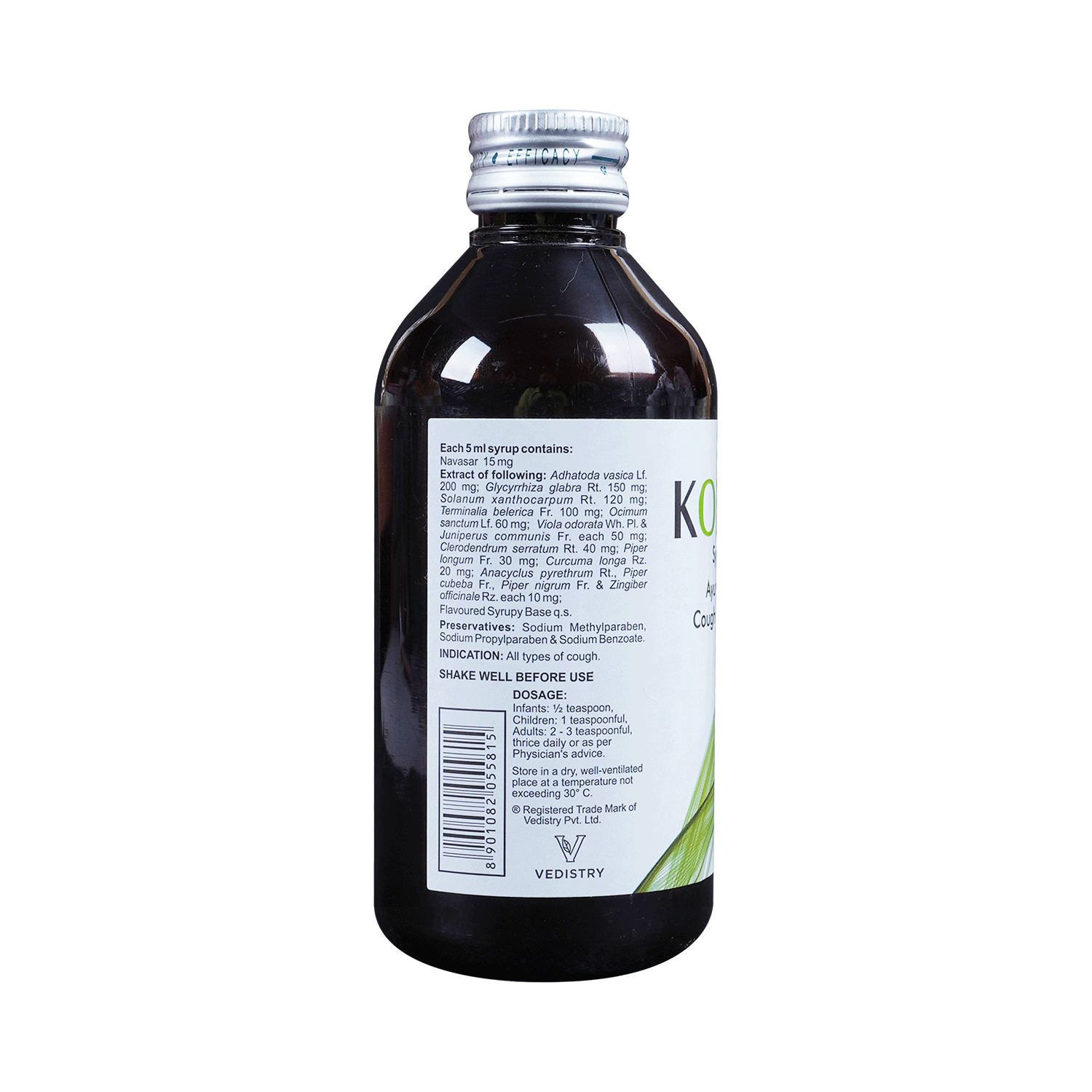 Charak Kofol Ayurvedic Syrup for Cough Relief - Image 2