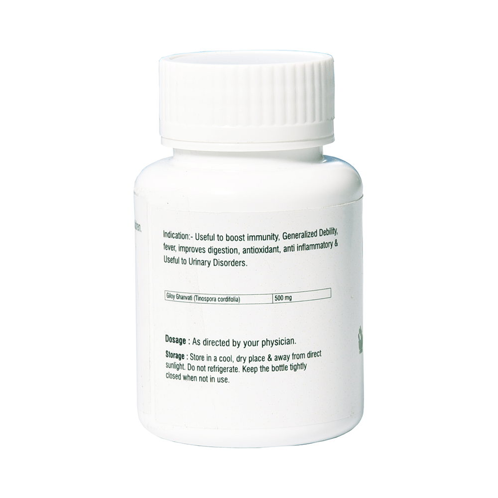 Kamdhenu Ayurvedic Pharmacy Giloy 500mg Ghanvati - Image 2